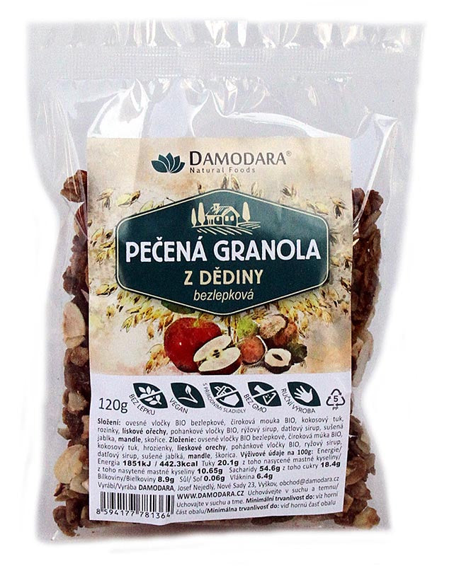 DAMODARA Pečené müsli z dediny 120g