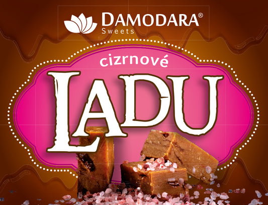 DAMODARA Ladu slaný karamel 150g
