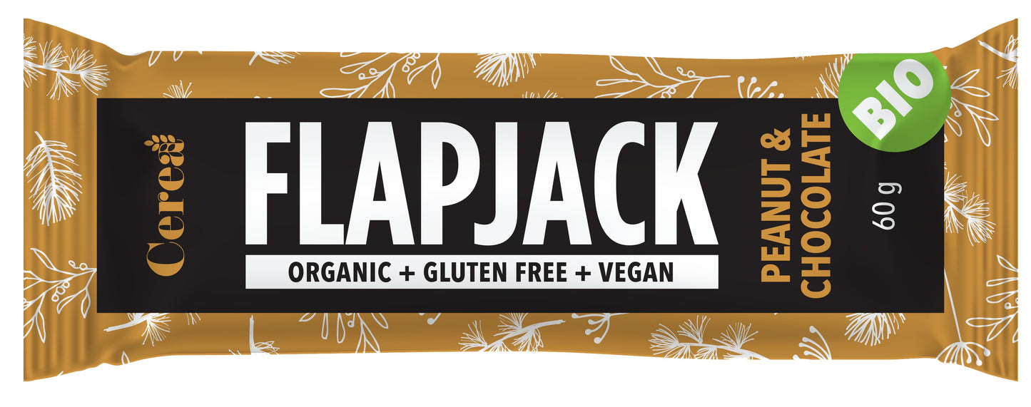 CEREA Bio Flap Jack oriešky a belgická čokoláda 60g