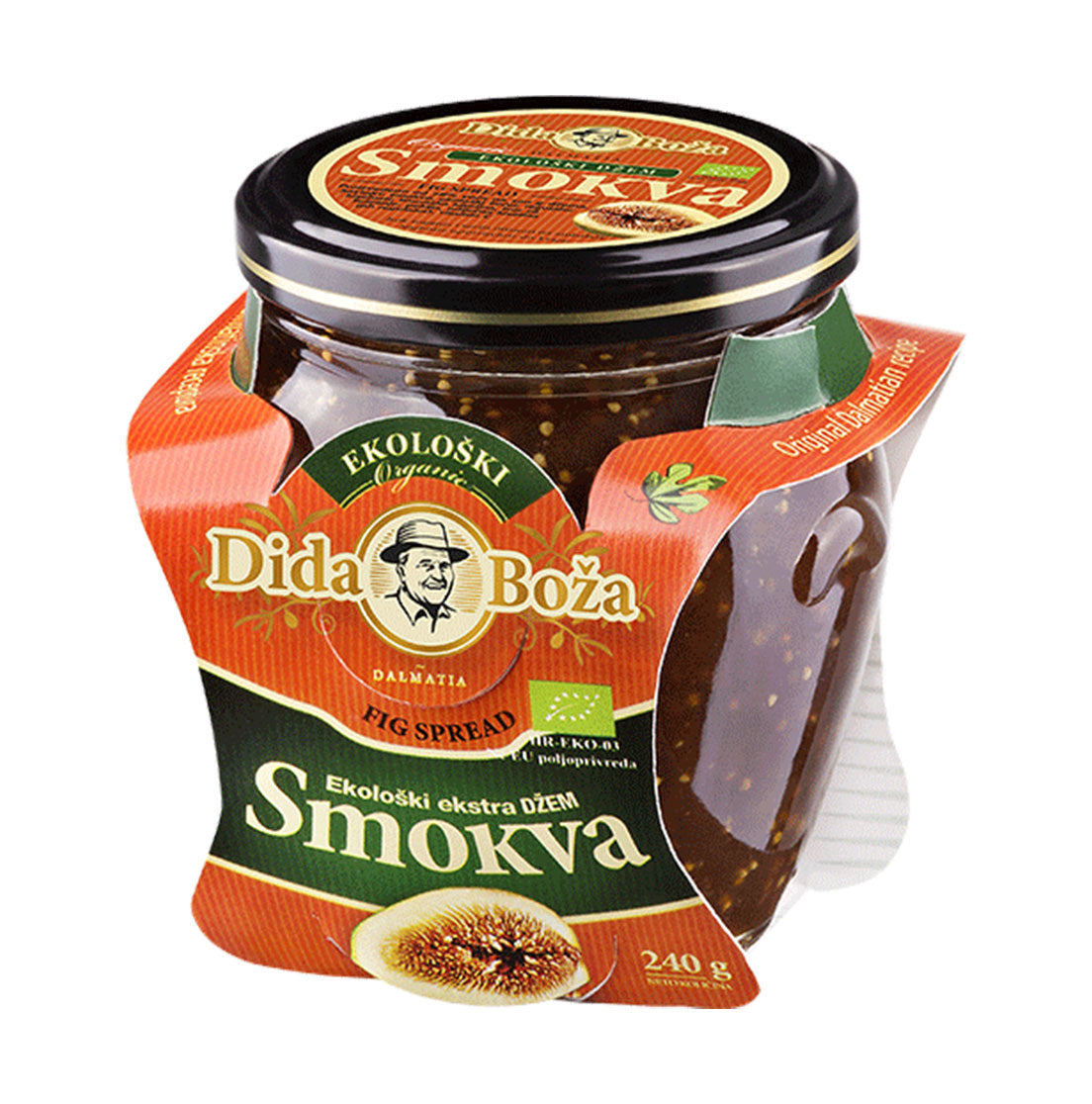 BIO Figový džem výberový 82% ovocia 240g