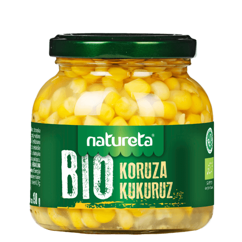 BIO kukurica sterilizovaná bez pridaného cukru 300g Natureta ( sklo)