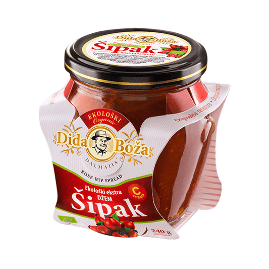 BIO EXTRA šípkový džem, 96% ovocia 240g