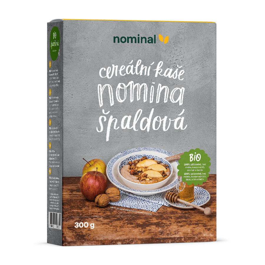 NOMINAL BIO cereálna kaša špaldová 300g