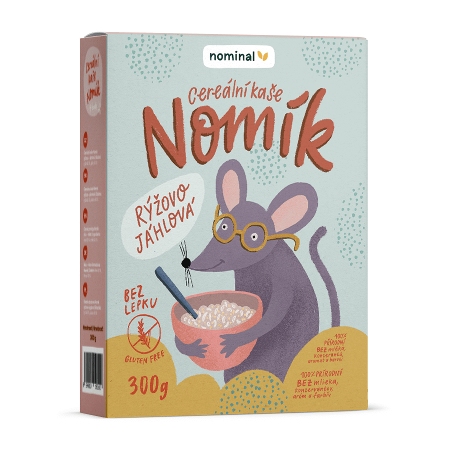 NOMINAL cereálna kaša NOMÍK bez lepku 300g