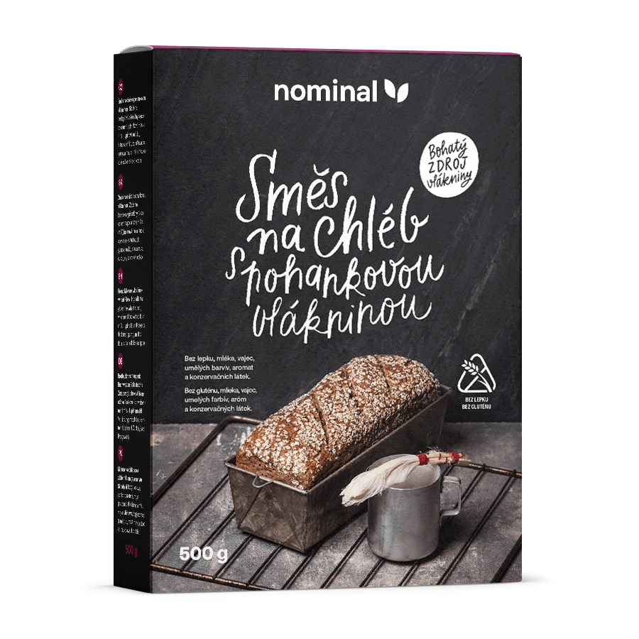 NOMINAL zmes na chlieb s pohánkovou vlákninou 500g