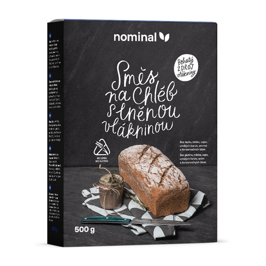 NOMINAL zmes na chlieb s ľanovou vlákninou 500g