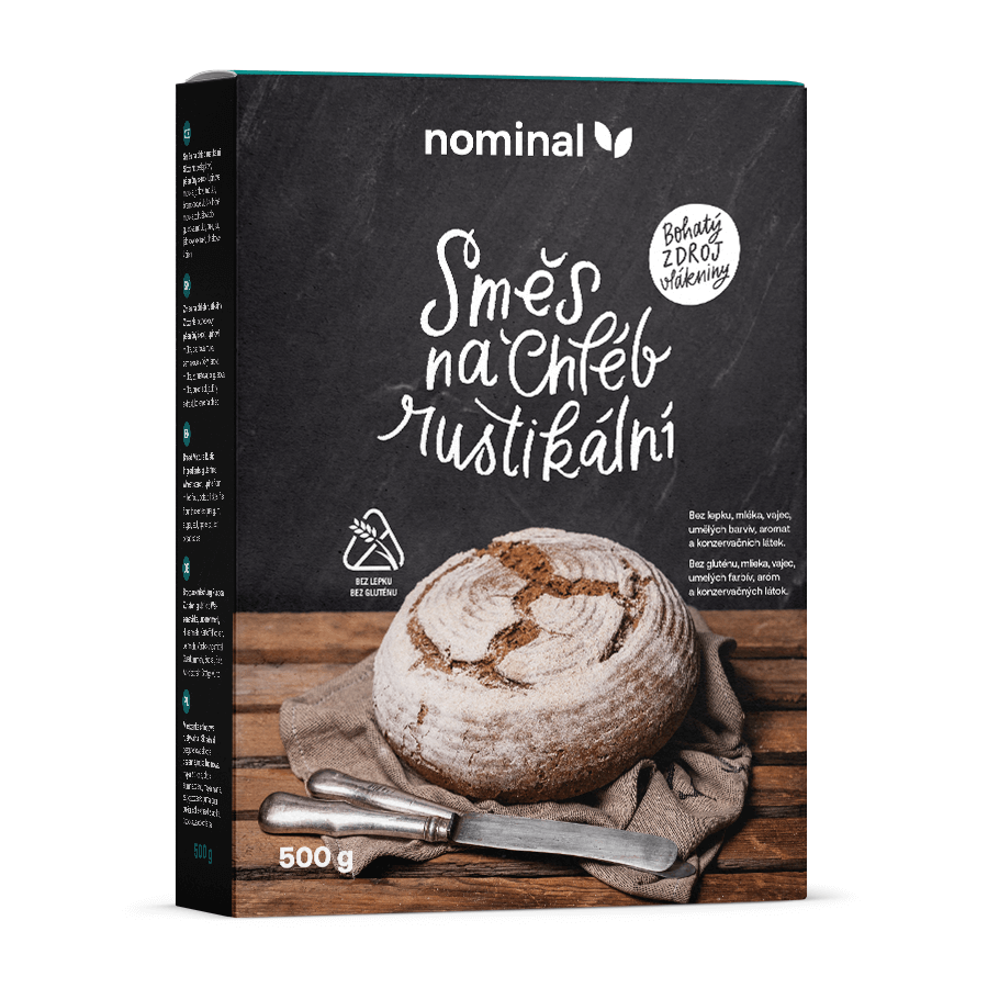 NOMINAL zmes na chlieb rustikálna 500g
