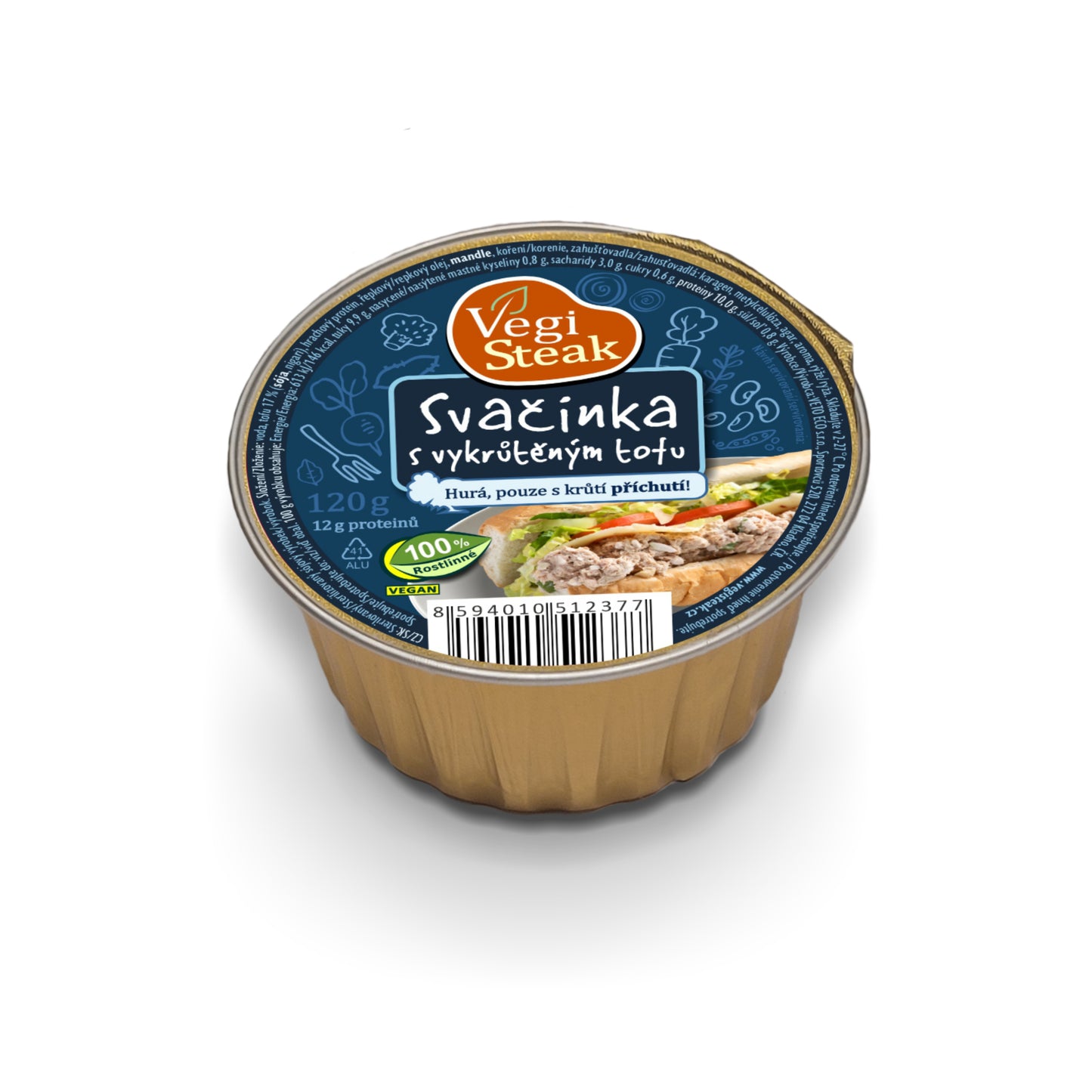 312052 Vegi steak svačinka s vykrůtěným tofu 120 g   VETO ECO-2