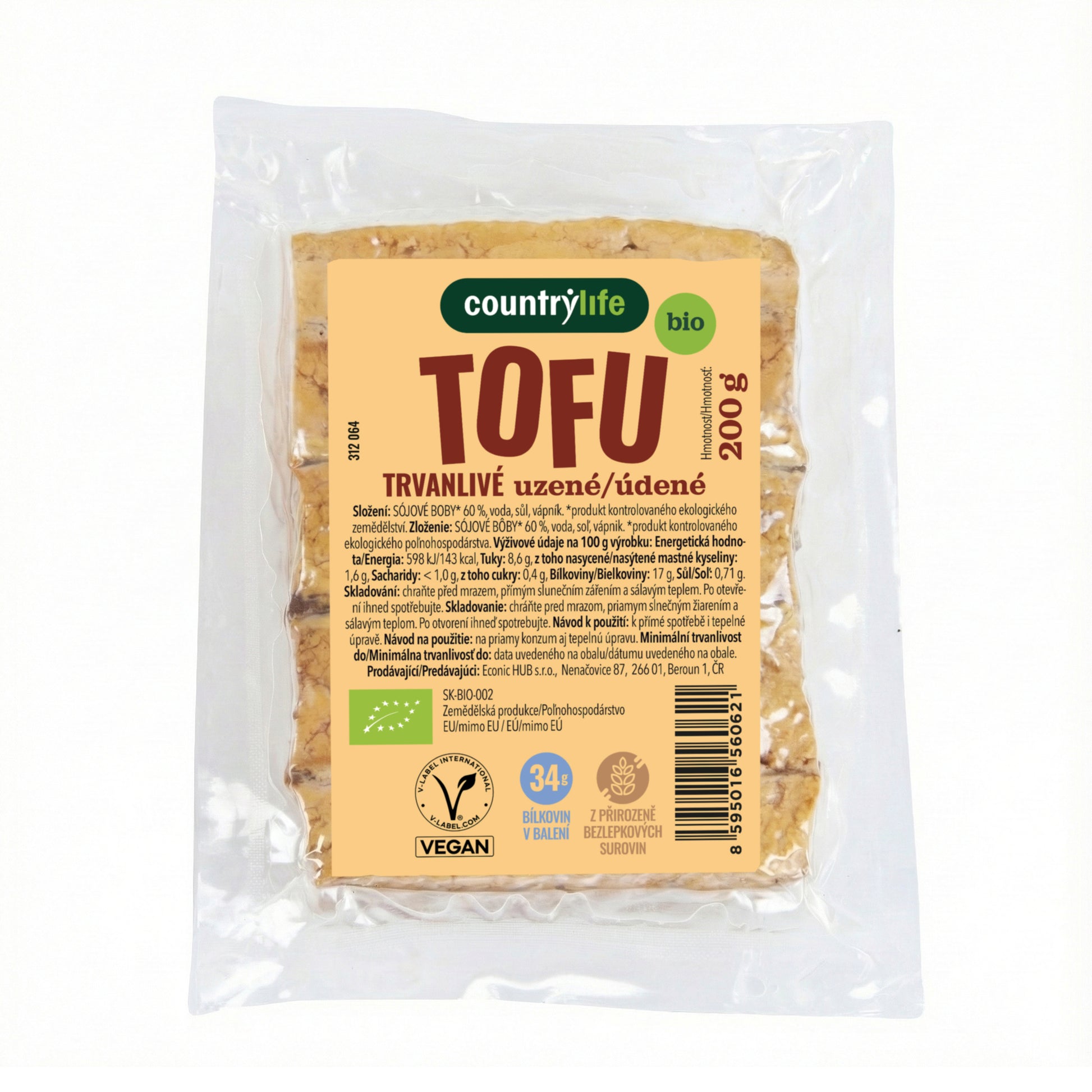 312064 Tofu trvanlivé uzené 200 g BIO   COUNTRY LIFE-1