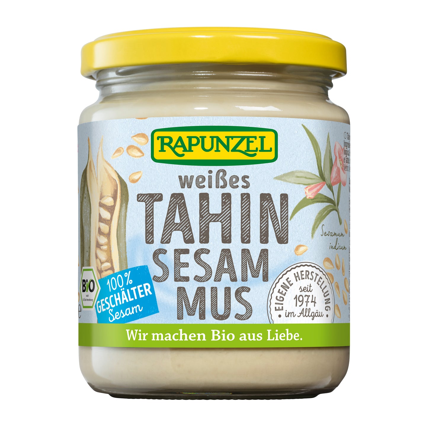 313018 Tahini bílé sezamová pasta 100 % 250 g BIO   RAPUNZEL-1