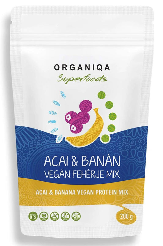 ORGANIQA Bio Vegan protein mix príchuť acai-banán 200g