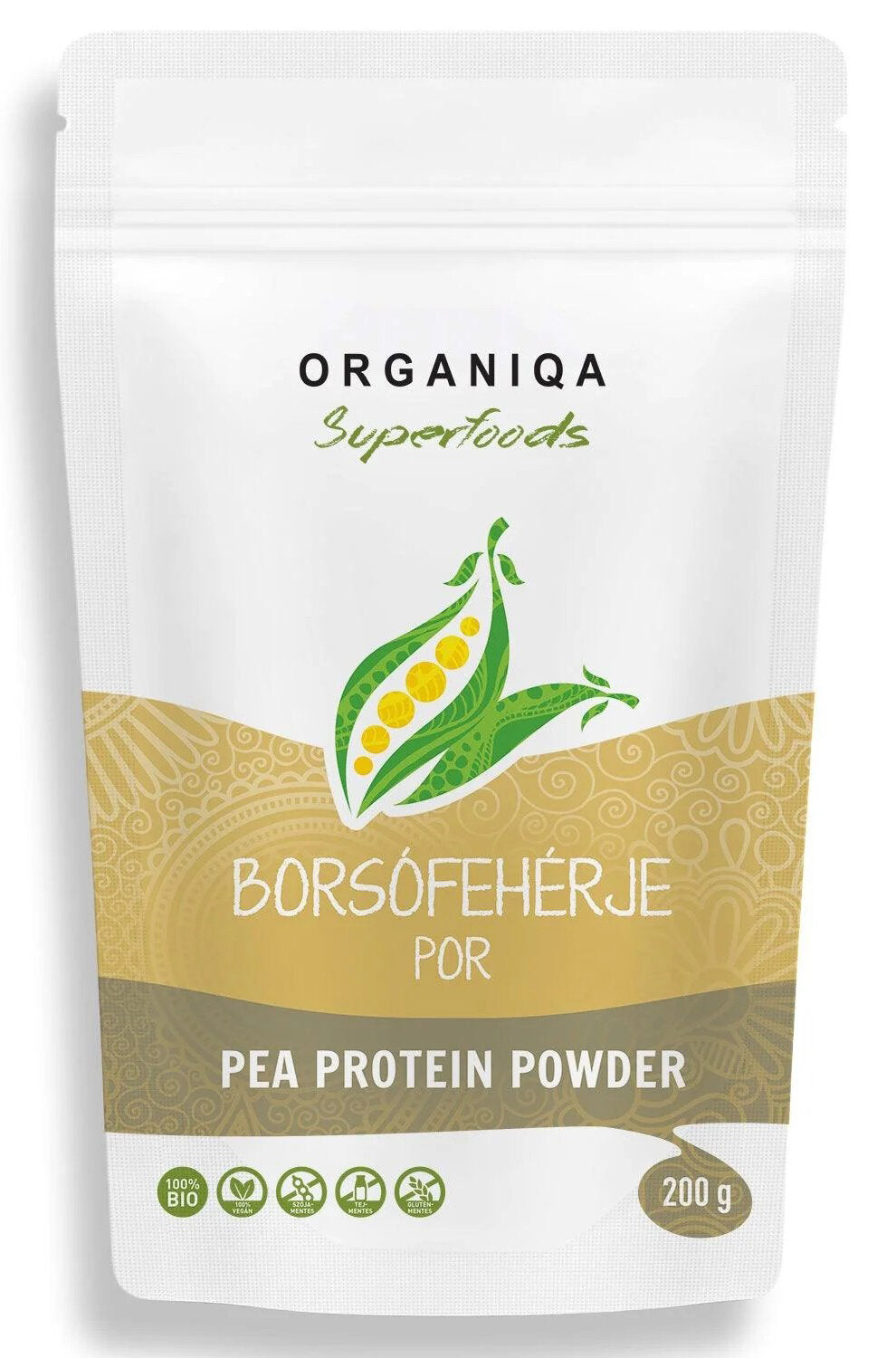 ORGANIQA Bio Hrachový protein 100% 200g