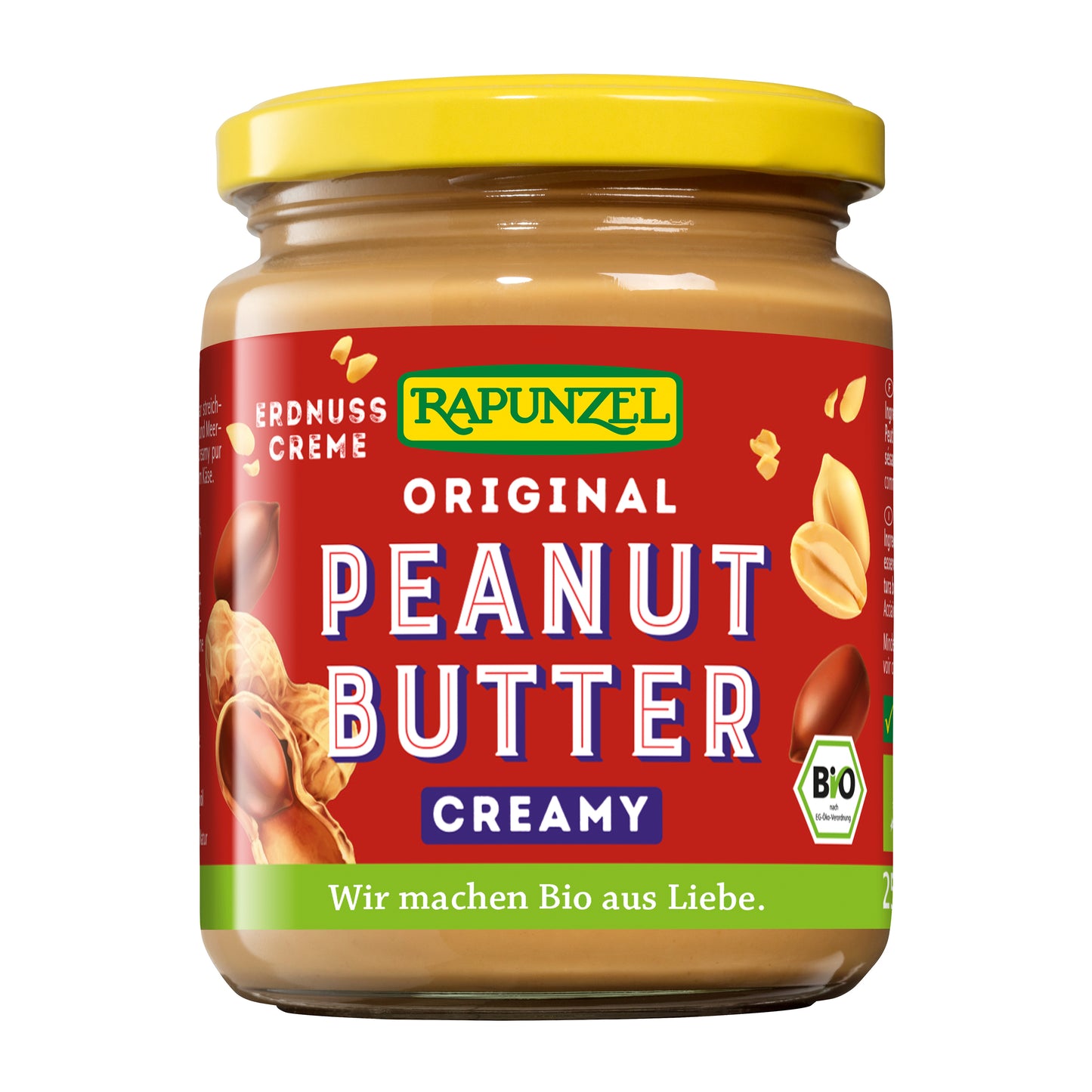 325351 Pomazánka arašídová jemná 250 g BIO   RAPUNZEL-1