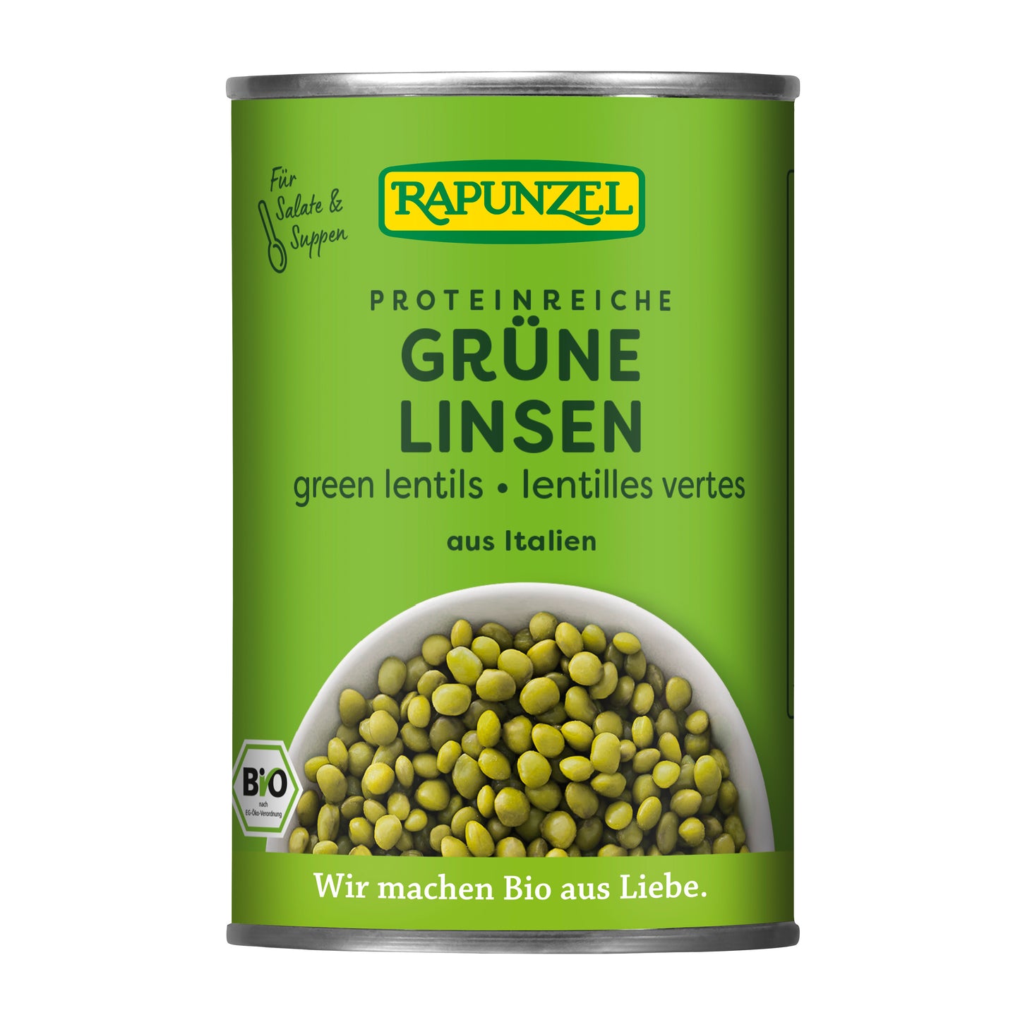 341080 Čočka zelená sterilovaná 400 g BIO   RAPUNZEL-1