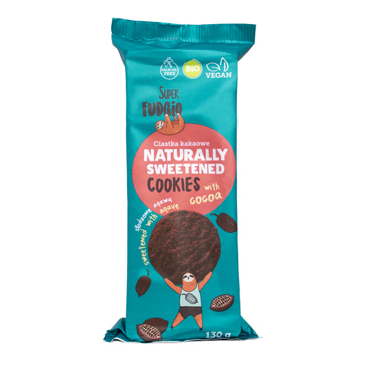 Super Fudgio Bio kakaové sušienky vegan sladené agáve 130g