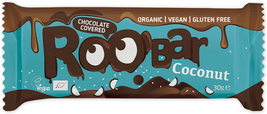 Roo'bar kokosová tyčinka v čokoláde bio30 g