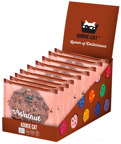 Kookie Cat sušienka dvojitá čokoláda a vlašský orech  50g bio