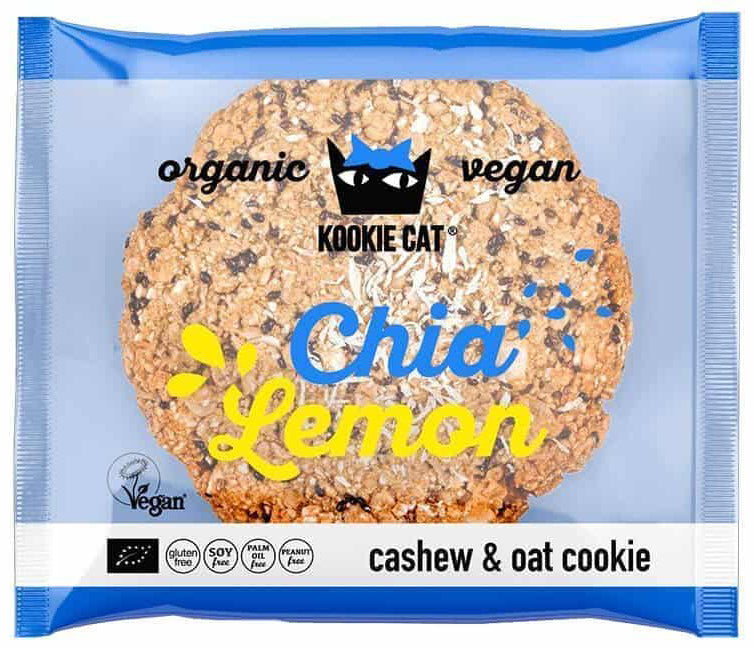 Kookie Cat sušienka chia a citrón 50g bio