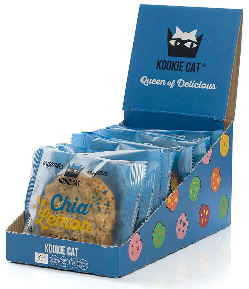 Kookie Cat sušienka chia a citrón 50g bio