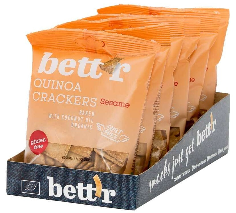 bett'r Quinoa krekry  so sezamom bio 100 g
