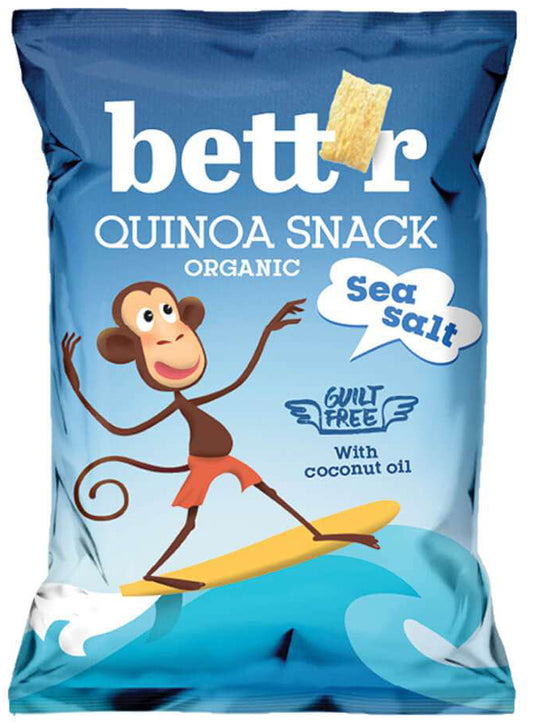 bett'r Quinoa chrumky morská soľ bio 50 g
