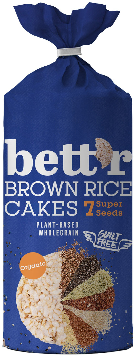 bett'r Celozrnné ryžové chlebíky 7 semienok bio 120g