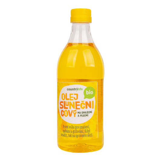 430056 Olej slunečnicový na smažení a pečení 1 l BIO   COUNTRY LIFE-1