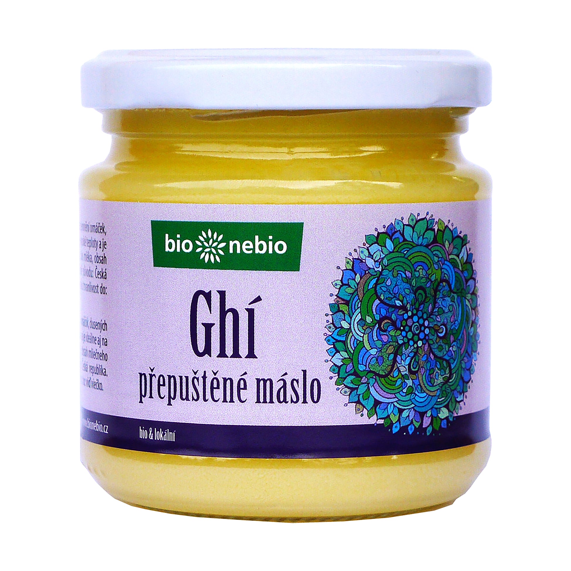 430158 Máslo přepuštěné ghí ČESKÉ 210 ml BIO   BIO NEBIO-1