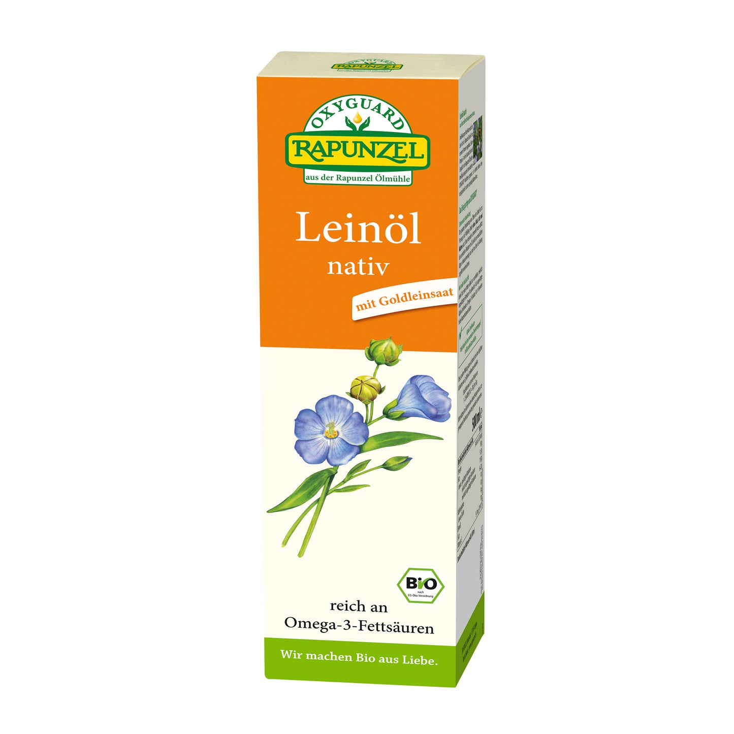 430171 Olej lněný lisovaný za studena 500 ml BIO   RAPUNZEL-1