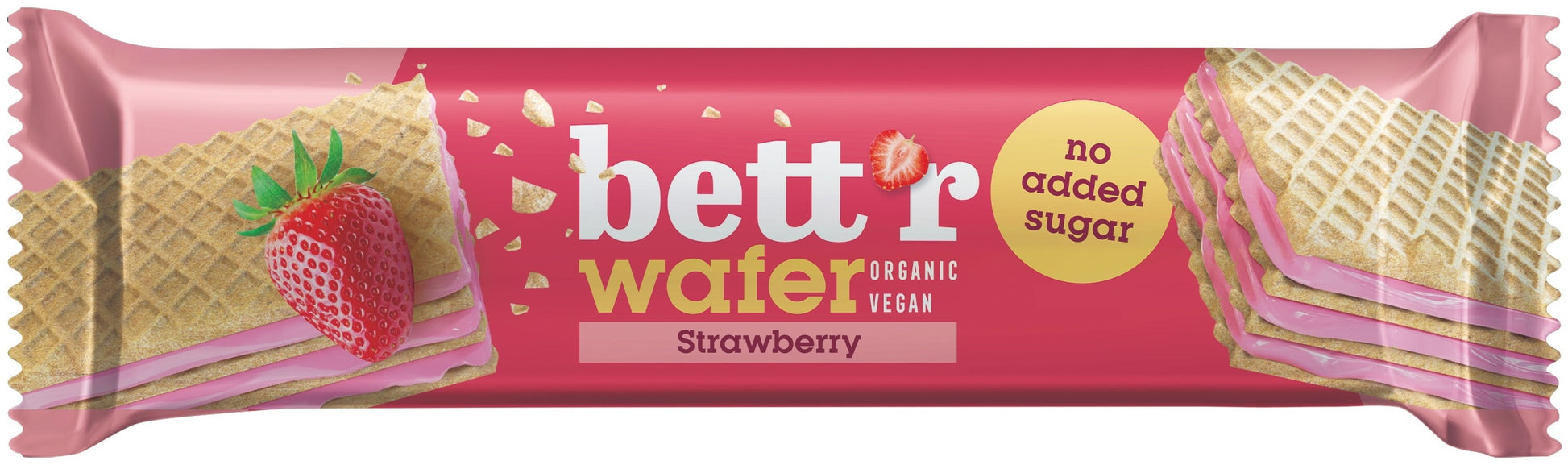 bett'r Oblátky s jahodami a kešu krémom bez pridaného cukru 30g