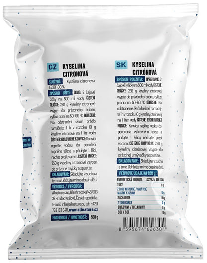 Allnature Kyselina citronová 250 g