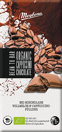 Meybona Bio mliečna čokoláda CAPPUCCINO 100g