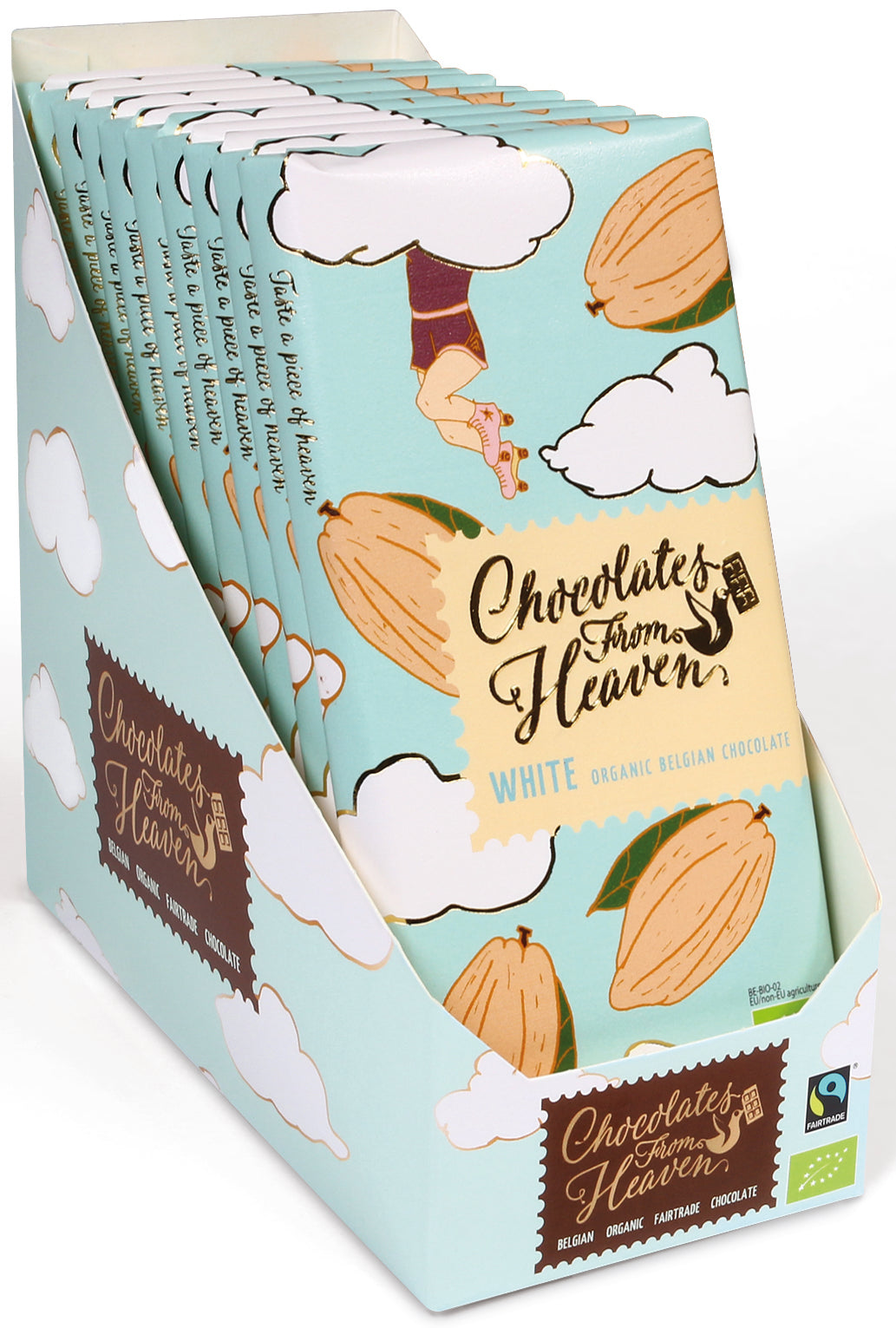 Bio Chocolates from Heaven biela čokoláda 100g