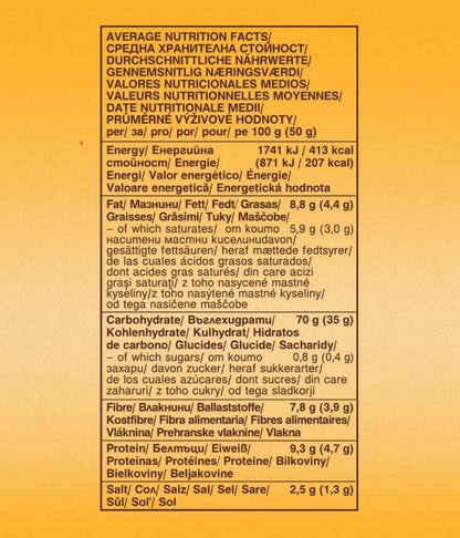 bett'r Ovsené slané tyčinky s kurkumou, Bio, 50 g