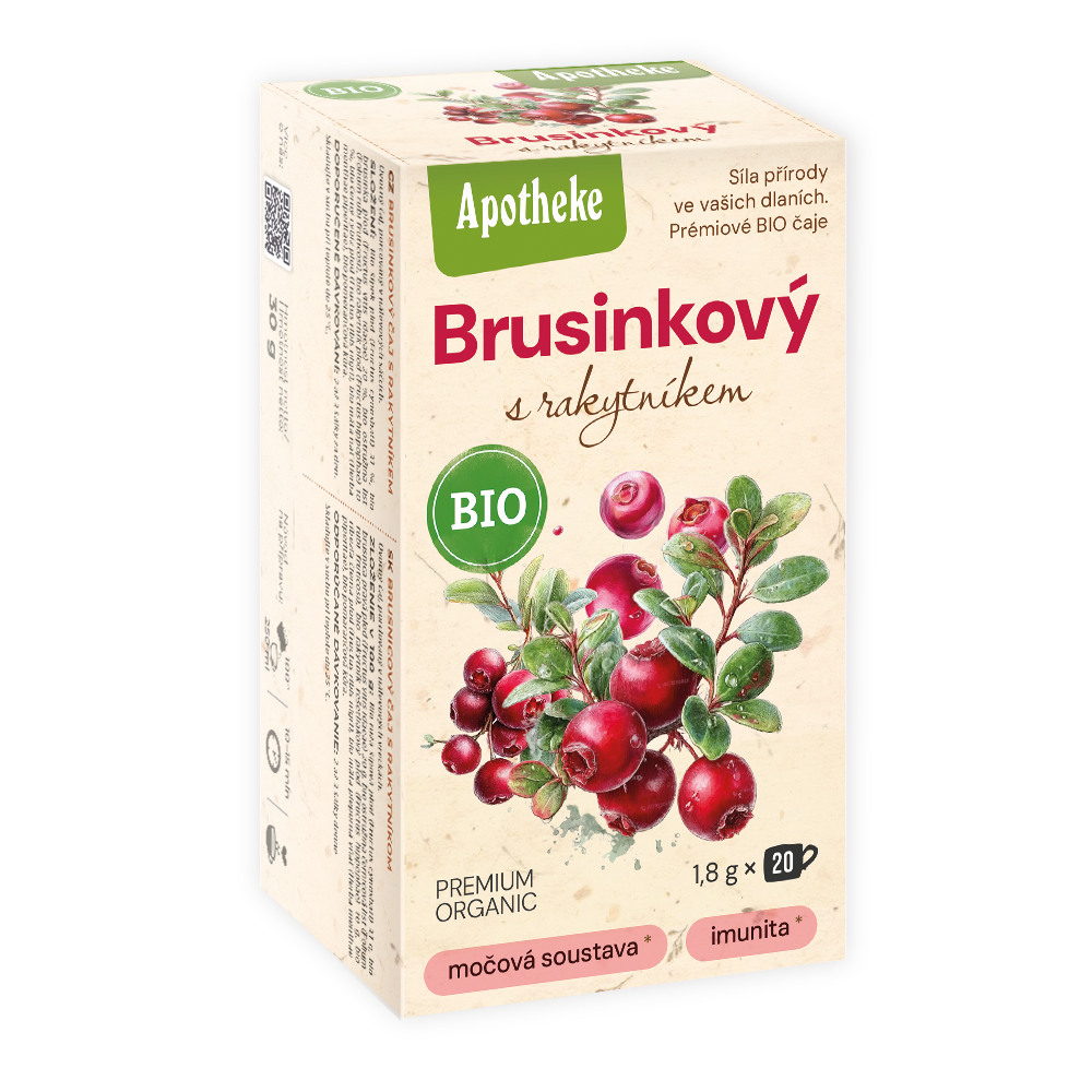 510141 Čaj Brusinkový s rakytníkem 36 g BIO   MEDIATE-1