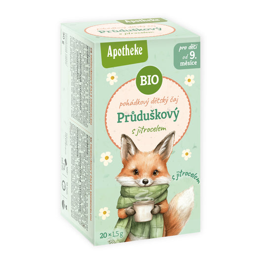 510489 Čaj dětský Průduškový s jitrocelem 20 sáčků 30 g BIO   MEDIATE-2