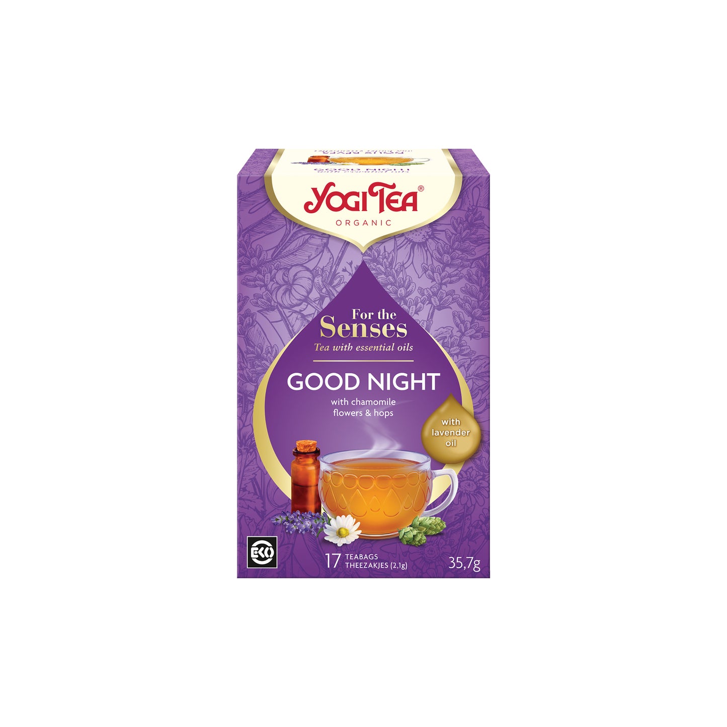 510515 Čaj Pro smysly - Dobrou noc 17 sáčků 35,7 g BIO   YOGI TEA-1
