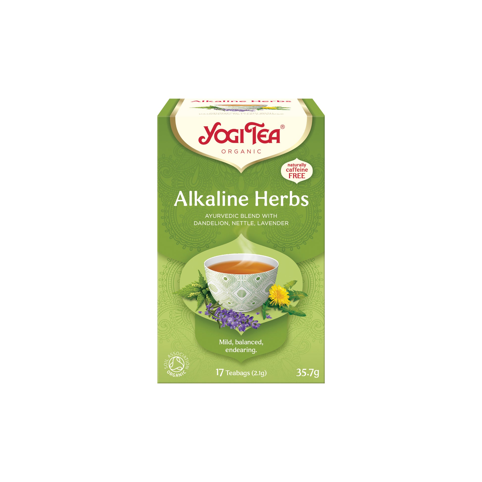 510528 Čaj Zásadité bylinky 17 sáčků 35,7 g BIO   YOGI TEA-1