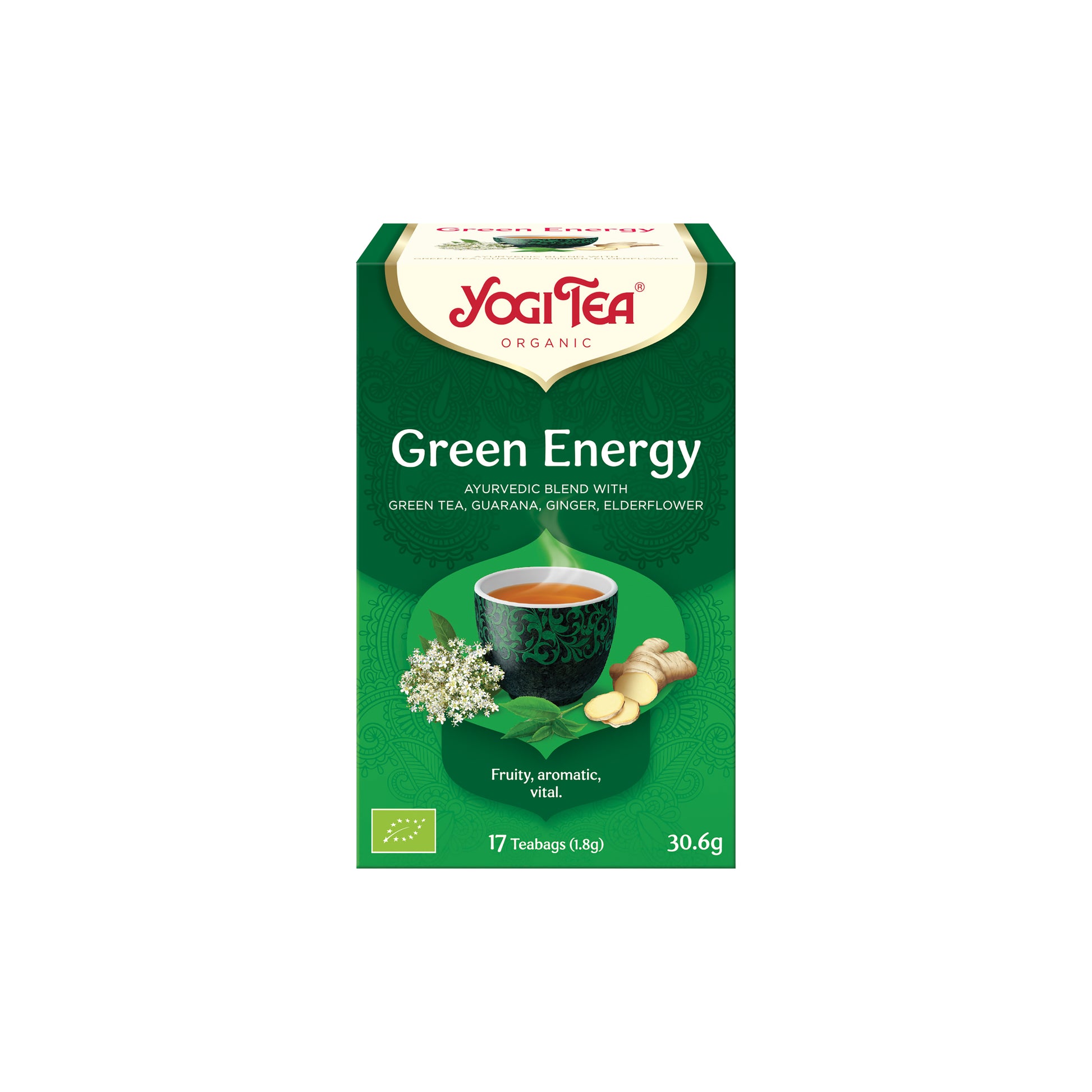 510563 Čaj Zelená energie 17 sáčků 30,6 g BIO   YOGI TEA-1