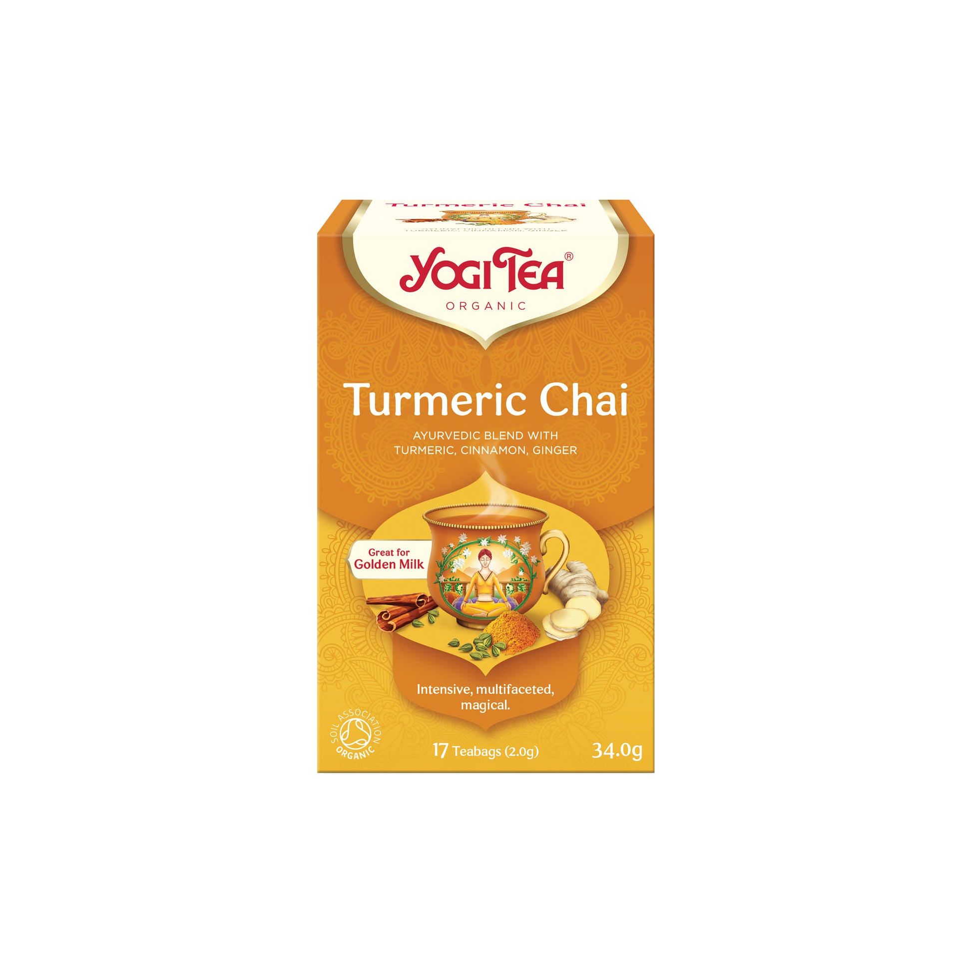 510568 Čaj Turmeric chai 17 sáčků 34 g BIO   YOGI TEA-1