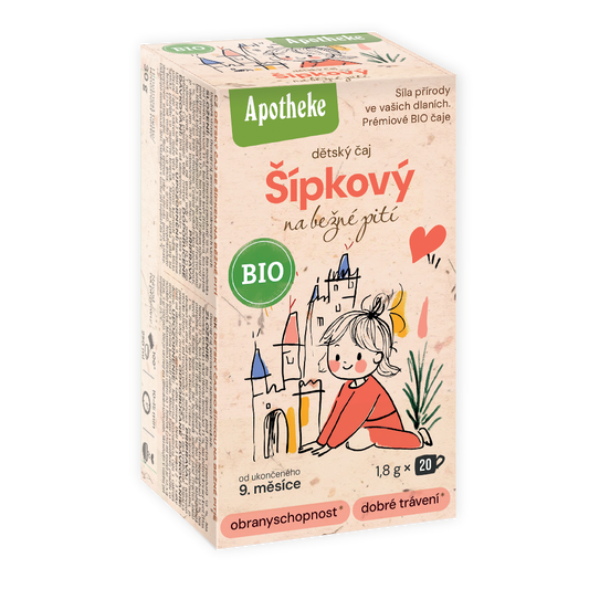 510604 Čaj dětský Šípkový na běžné pití 20 sáčků 36 g BIO   MEDIATE-1