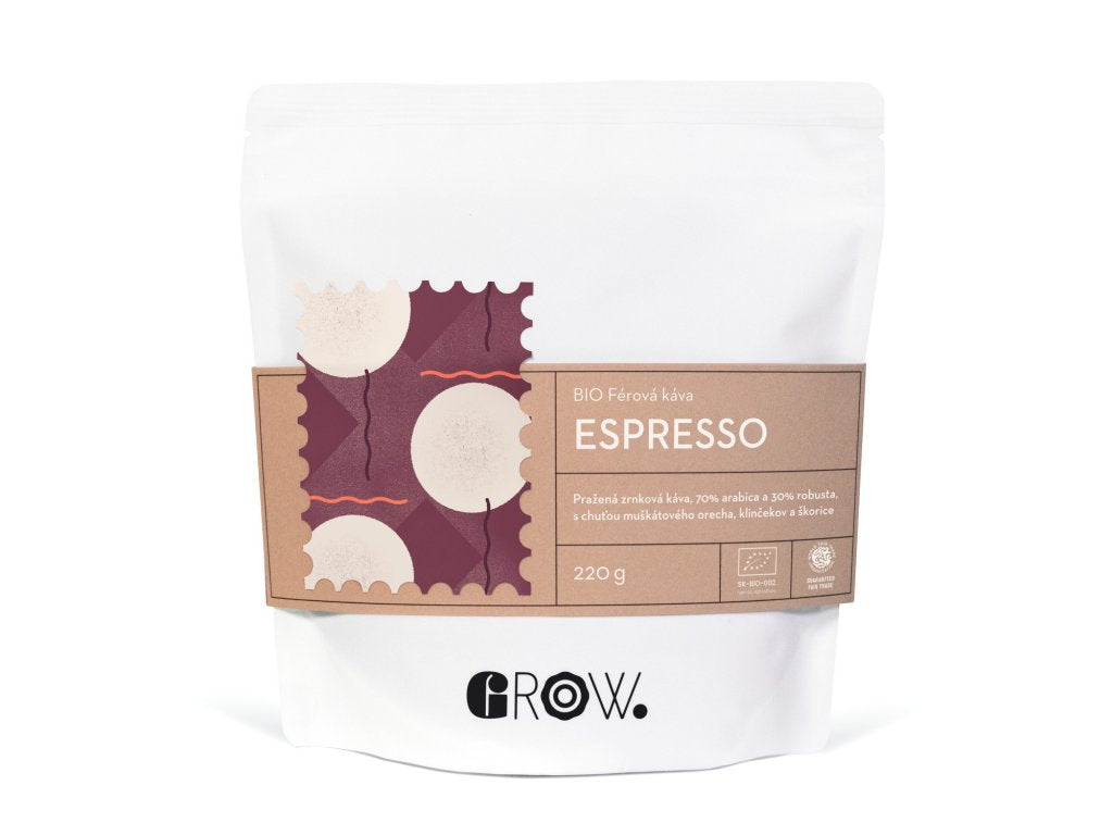 BIO Férová káva Espresso, 220g