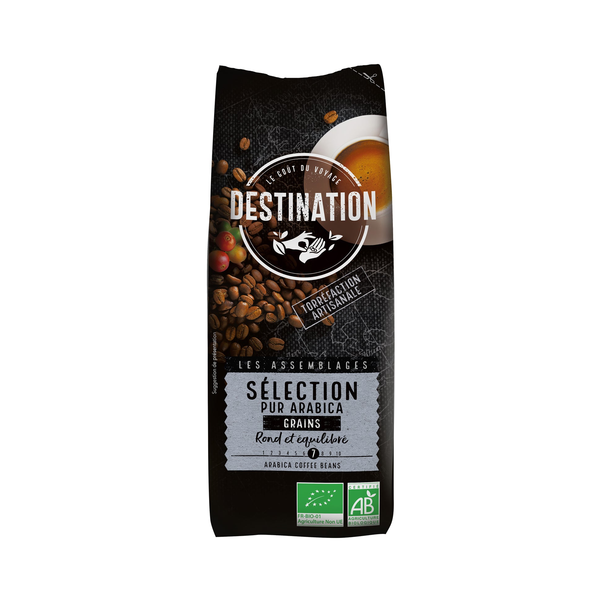 520046 Káva zrnková Selection 250 g BIO   DESTINATION-1