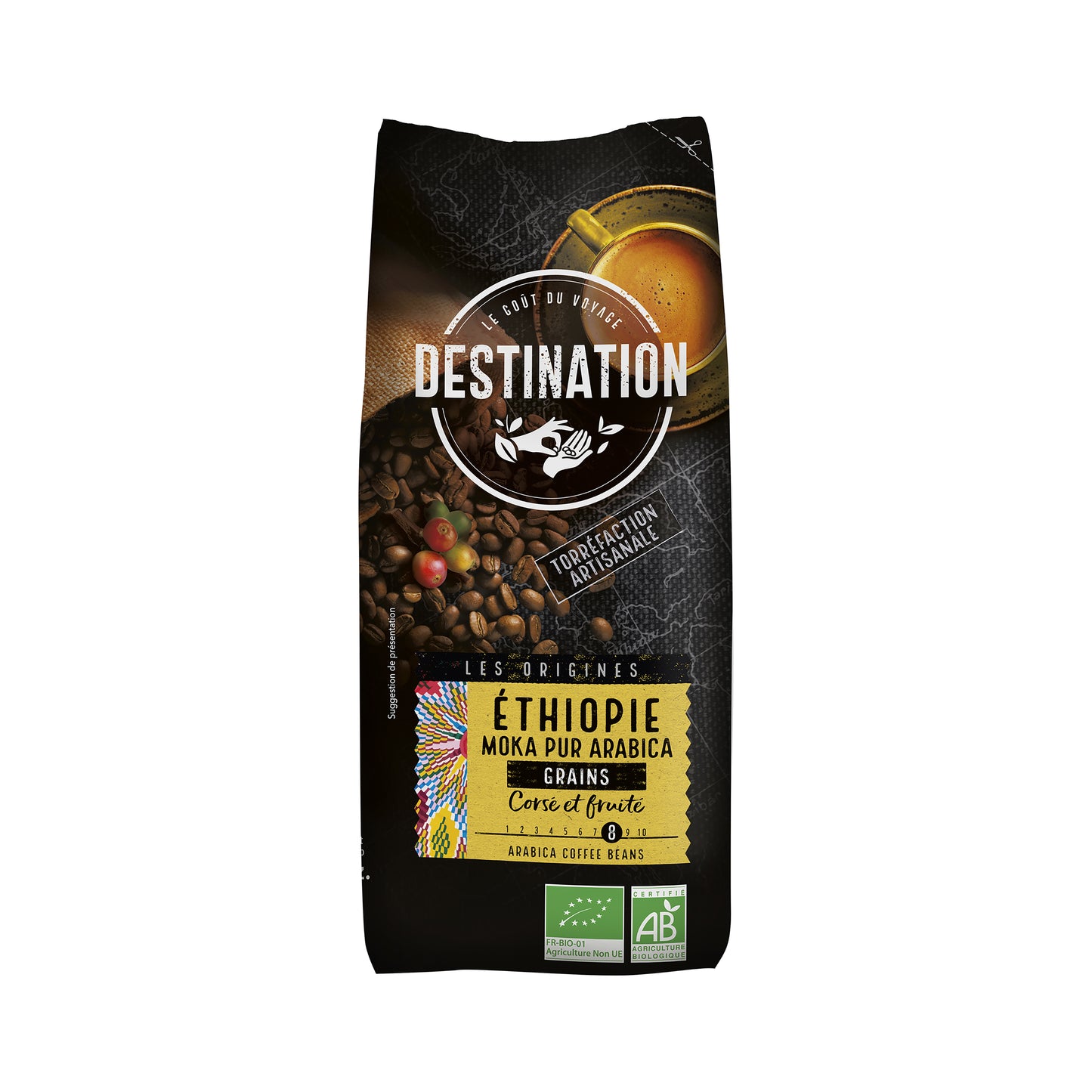 520050 Káva zrnková Etiopie 500 g BIO   DESTINATION-1