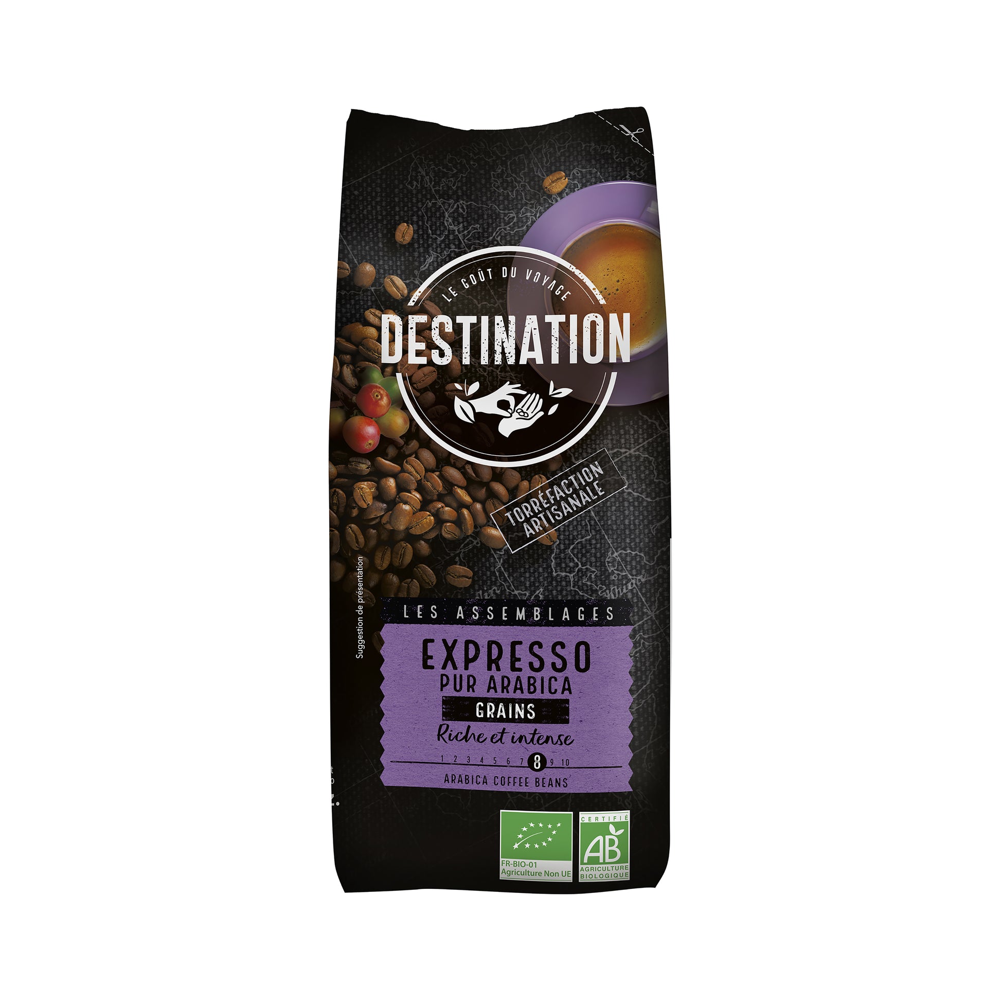 520053 Káva zrnková Espresso 500 g BIO   DESTINATION-1