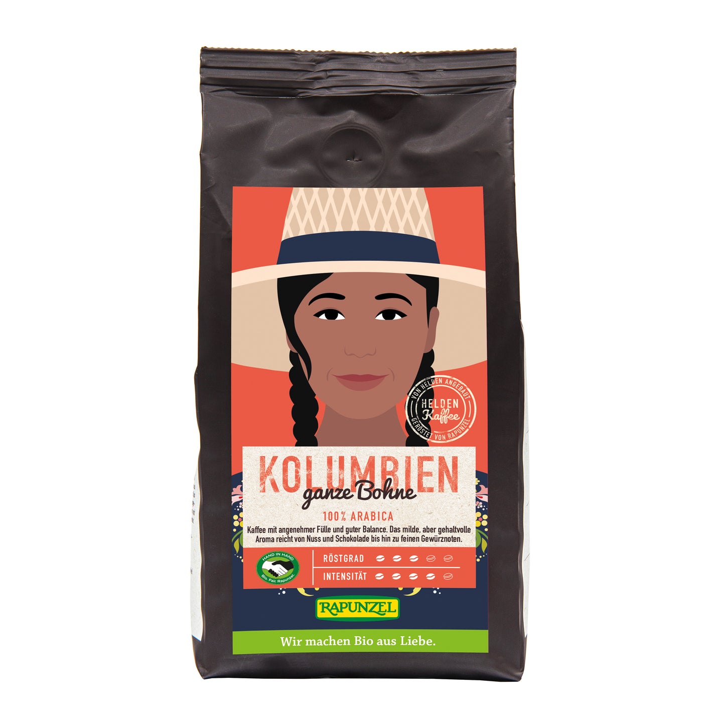 520061 Káva zrnková Kolumbie 250 g BIO   RAPUNZEL-1