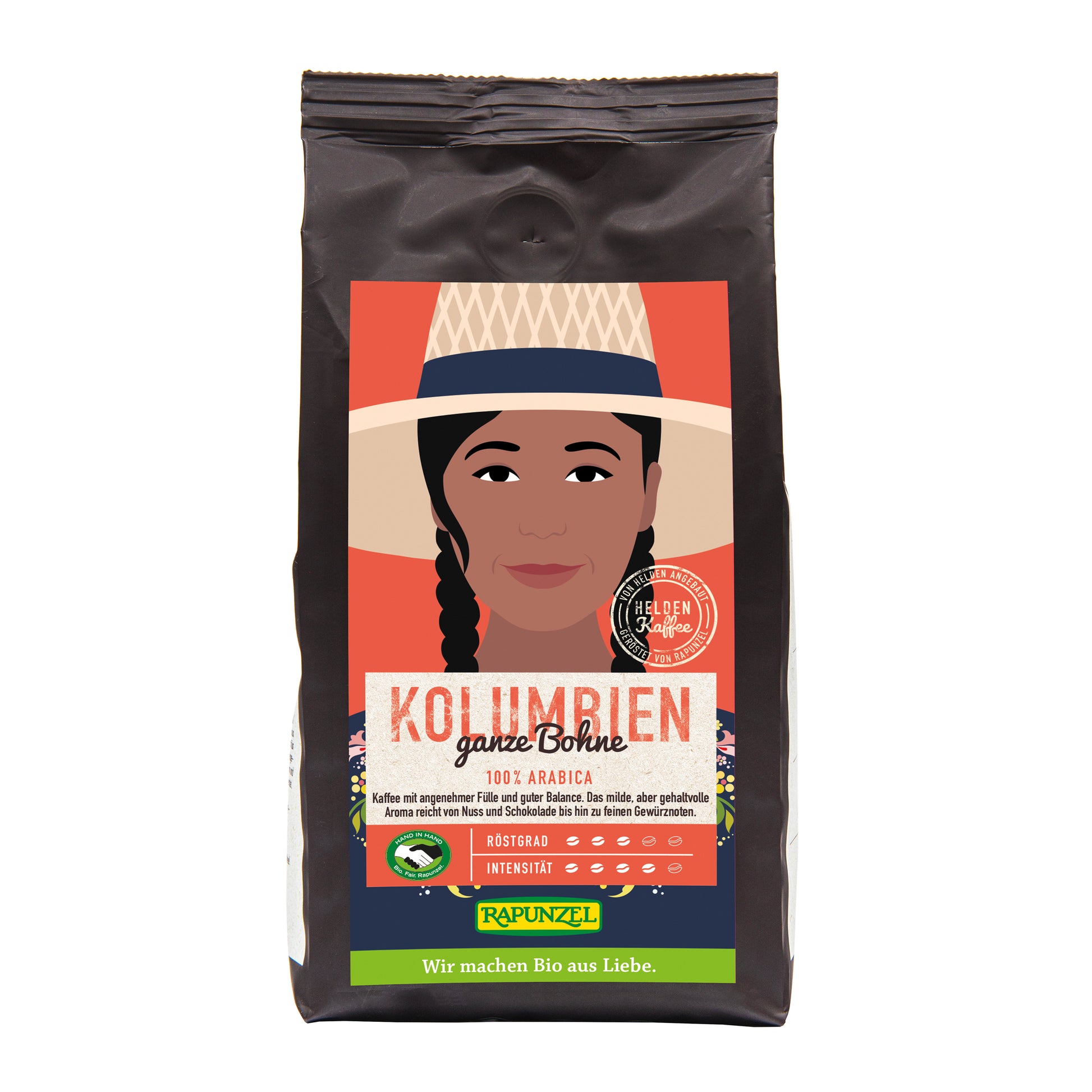 520061 Káva zrnková Kolumbie 250 g BIO   RAPUNZEL-1