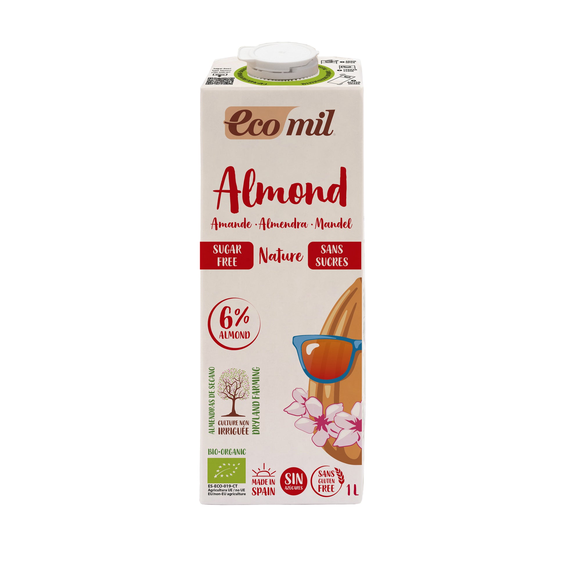 531065 Nápoj ze sladkých mandlí nature 1 l BIO   ECOMIL-1