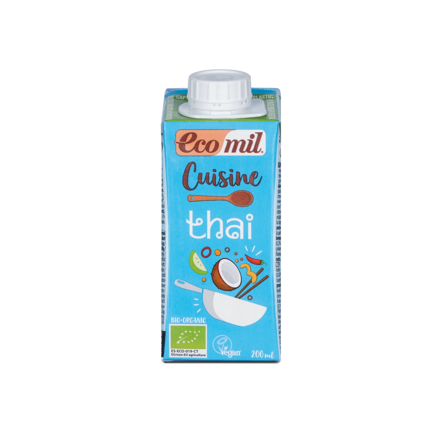 531089 Krém kokosový na vaření Thai 14 % tuku 200 ml BIO   ECOMIL-1