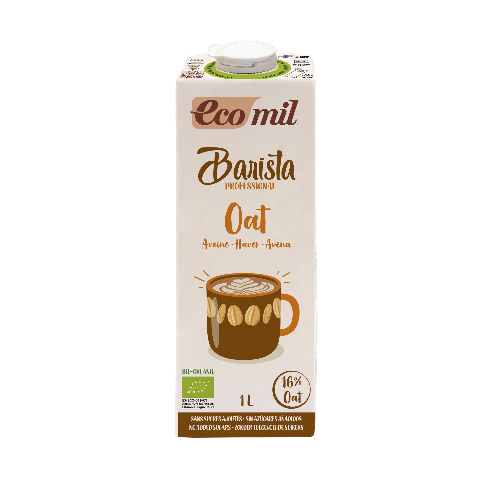 531096 Nápoj ovesný Barista 1 l BIO   ECOMIL-5